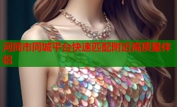 河间市同城平台快速匹配附近高质量伴侣