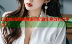 以津市市同城快速匹配真实高效社交平台