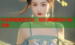 约会同城速配平台，轻松邂逅附近心动对象
