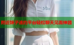 附近妹子速约平台轻松聊天见面神器