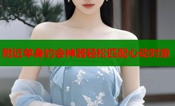 附近单身约会神器轻松匹配心动对象