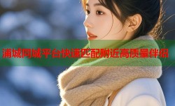 浦城同城平台快速匹配附近高质量伴侣