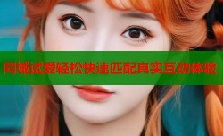 同城试爱轻松快速匹配真实互动体验