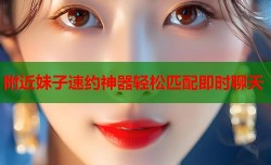 附近妹子速约神器轻松匹配即时聊天