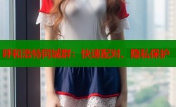呼和浩特同城群：快速配对、隐私保护