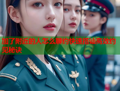 加了附近的人怎么聊约快速搭讪高效约见秘诀  第1张
